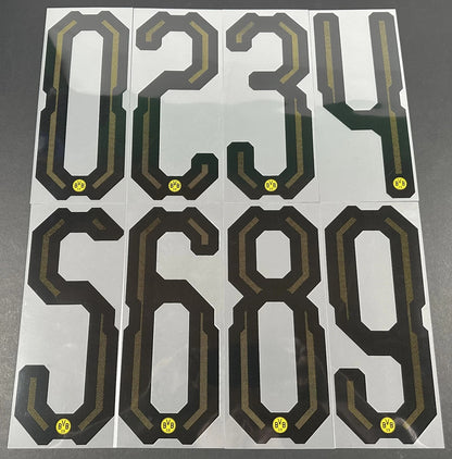 2018 2019 OFFICIAL (SID) BORUSSIA DORTMUND HOME PLAYER SIZE SHIRT NUMBERS 255MM