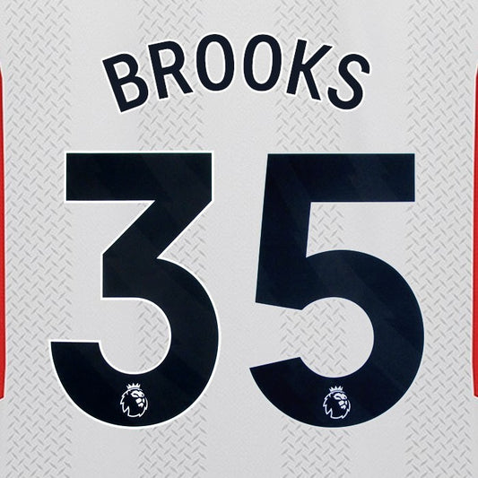 2023 2024 SHEFFIELD UNITED OFFICIAL BROOKS 35 BLACK 3RD PLAYER SIZE NAMESET