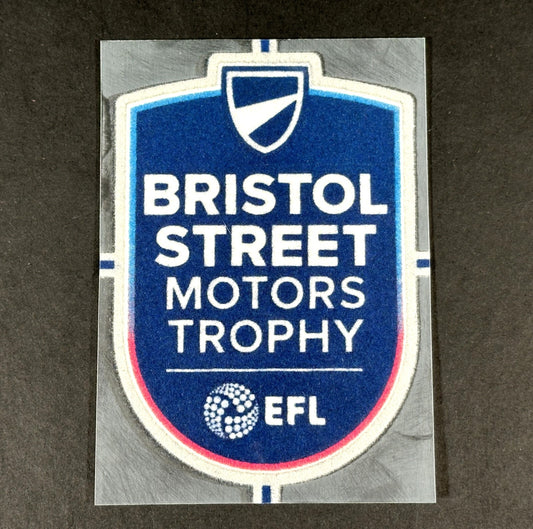 2024 EFL BRISTOL STREET MOTORS TROPHY OFFICIAL FELT FLOCK SLEEVE PATCH 100MM
