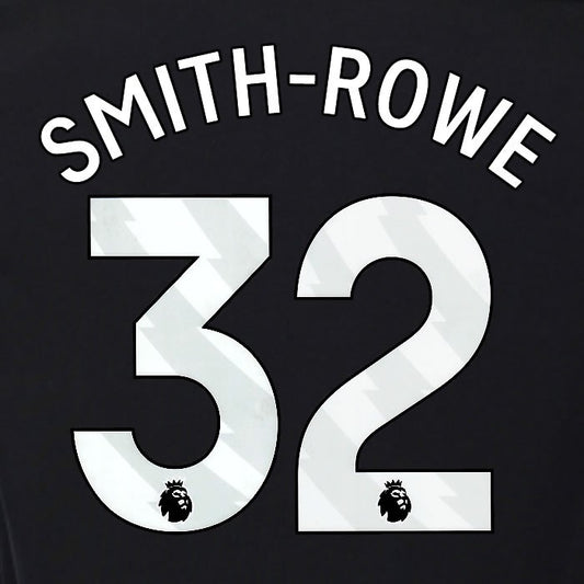 2025 2026 OFFICIAL FULHAM SMITH ROWE 32 WHITE 3RD PLAYER SIZE NAMESET