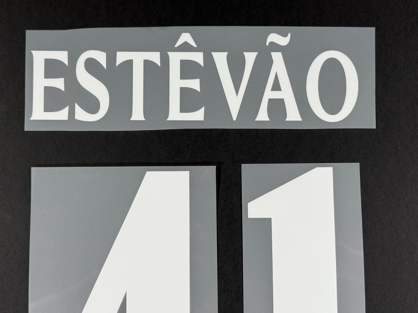 2025 2026 OFFICIAL CHELSEA ESTEVAO 41 HOME CUP PRINT PLAYER SIZE NAMESET