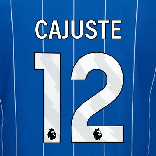 2024 2025 OFFICIAL IPSWICH TOWN CAJUSTE 12 WHITE HOME PLAYER SIZE NAME SET
