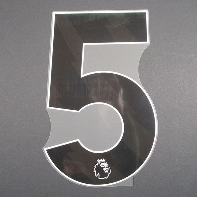 2023 2024 OFFICIAL AVERY DENNISON PREMIER LEAGUE PLAYER SIZE BLACK NUMBER 5