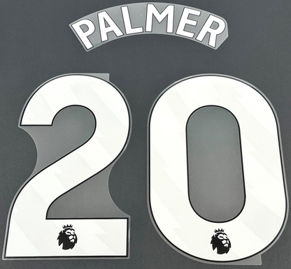 CHELSEA 2023 2025 PALMER 20 OFFICIAL AVERY DENNISON WHITE PLAYER SIZE SET