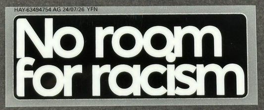 2025 2026 OFFICIAL AVERY DENNISON PREMIER LEAGUE NO ROOM FOR RACISM PATCH 8CM