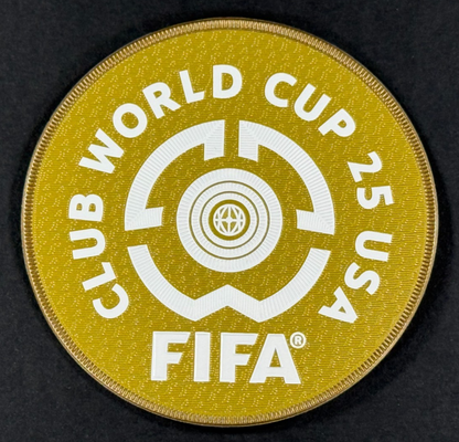 OFFICIAL FIFA CLUB WORLD CUP 2025 SLEEVE PATCH - GOLD - 80MM