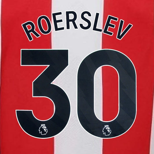 2023 2024 BRENTFORD ROERSLEV 30 OFFICIAL BLACK HOME PLAYER SIZE NAMESET
