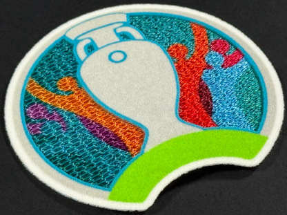 EURO 2020 SHIRT SLEEVE PATCH - DEKO GRAPHICS 80MM (FELT)