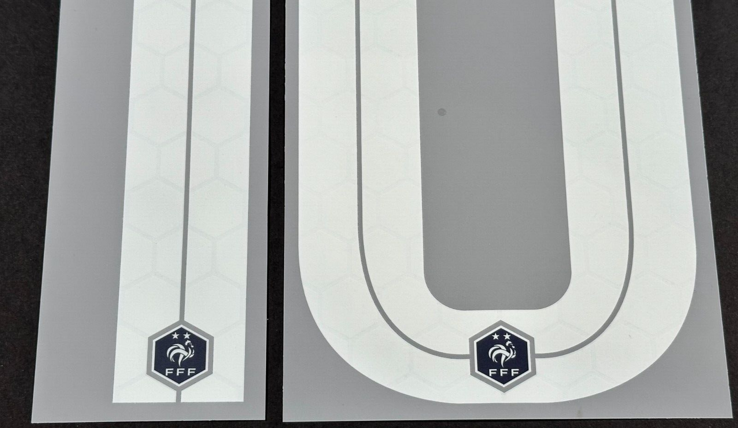 FRANCE 2020 2021 OFFICIAL MBAPPE 10 HOME PLAYER SIZE NAMESET 2 STAR