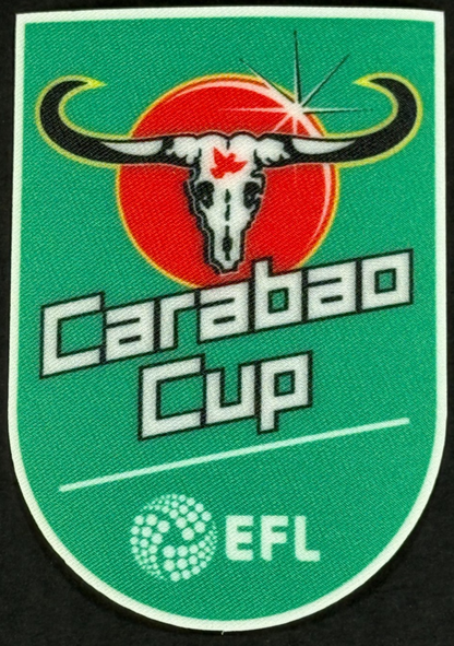 2020 / 2022 EFL CARABAO CUP SLEEVE PATCH PLAYER SIZE OFFICIAL SPORTING ID 90MM
