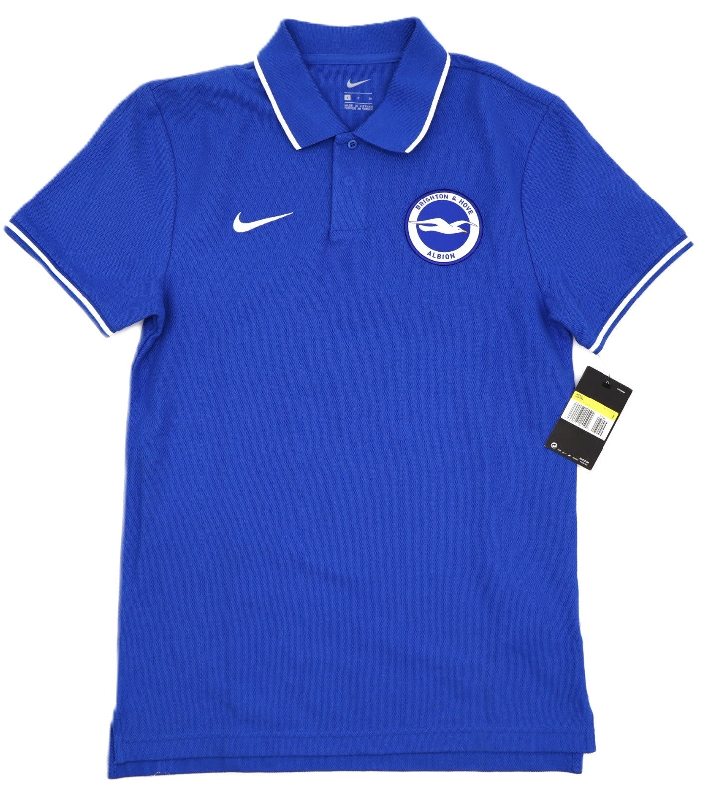 BNWT BRIGHTON FC NIKE HOME POLO SHIRT MENS SIZE SMALL