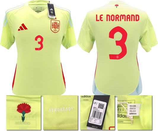 BNWT 2024 2025 SPAIN ADIDAS AWAY SHIRT LE NORMAND 3 MEN'S