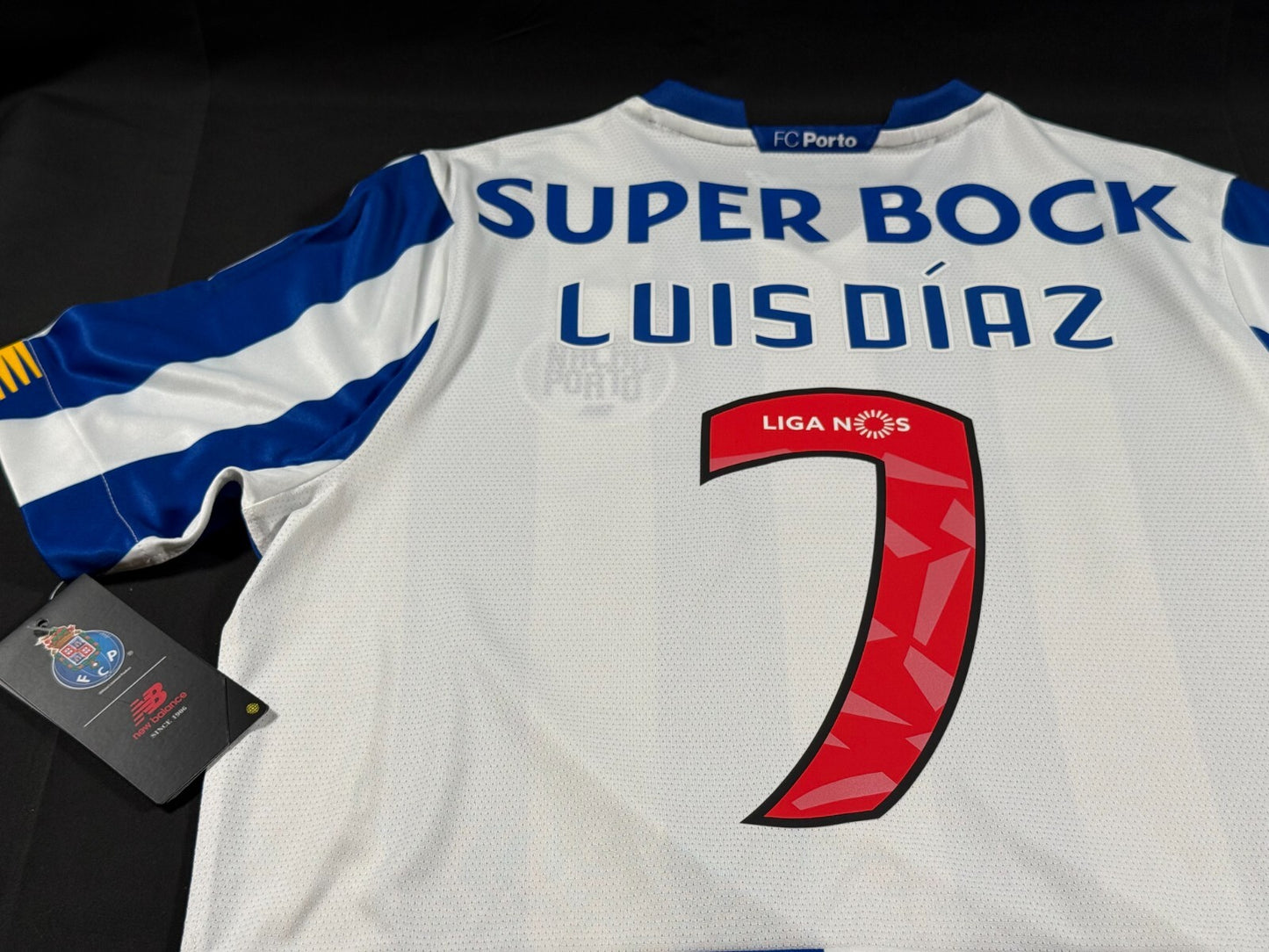 BNWT 2020 2021 OFFICIAL FC PORTO LUIS DIAZ 7 HOME NEW BALANCE SHIRT MENS SMALL