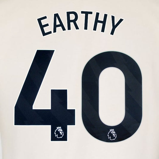 2025 2026 WEST HAM EARTHY 40 OFFICIAL BLACK AWAY PLAYER SIZE NAMESET