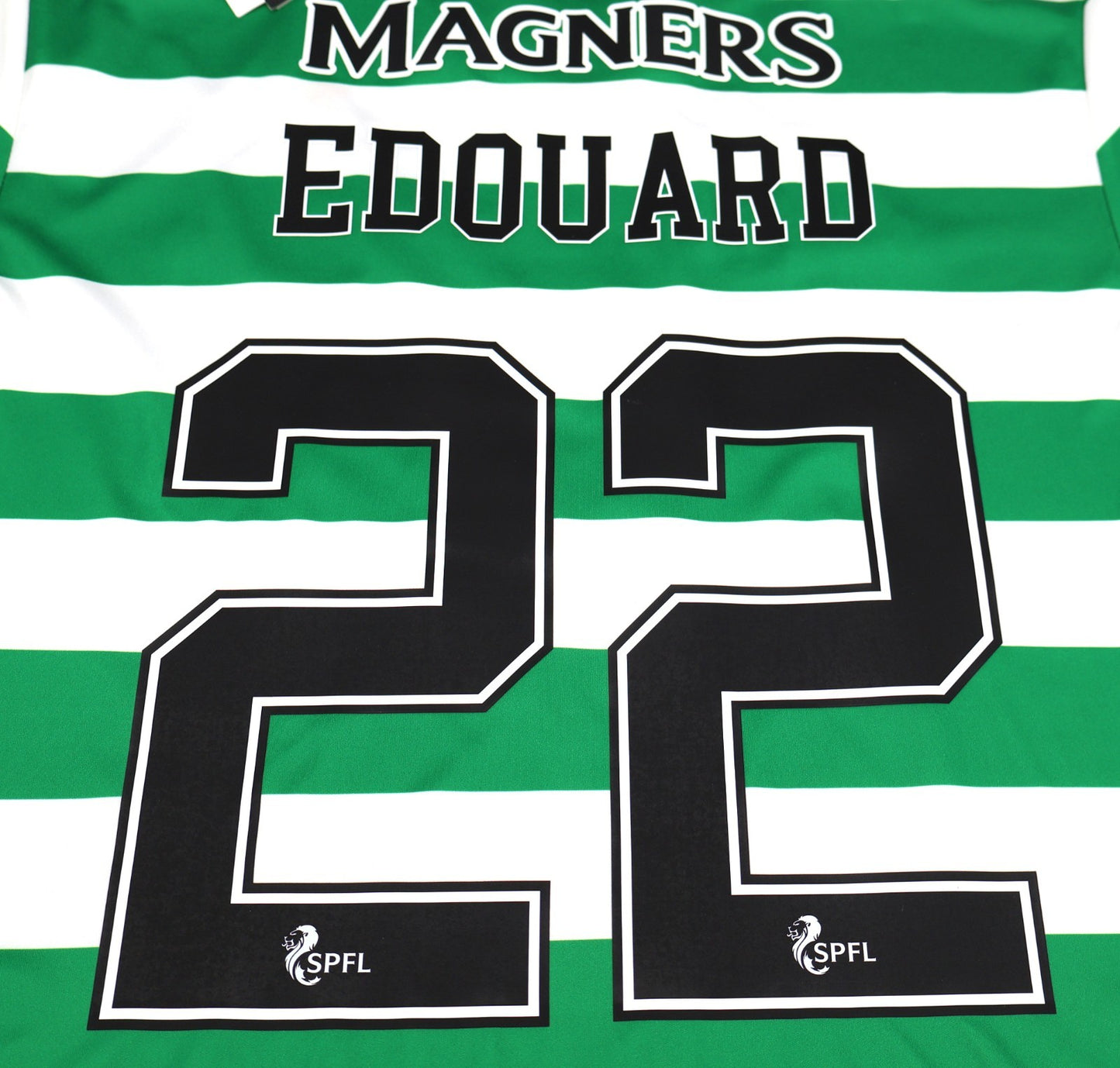 BNWT 2020 2021 CELTIC EDOUARD 22 ADIDAS HOME FOOTBALL SHIRT MEN'S MEDIUM