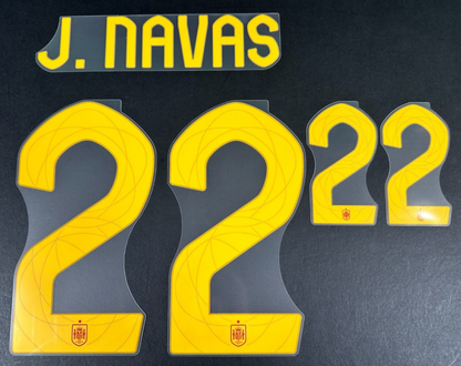 SPAIN 2024 2025 OFFICIAL AVERY DENNISON J. NAVAS 22 HOME KIDS / JUNIOR 210MM