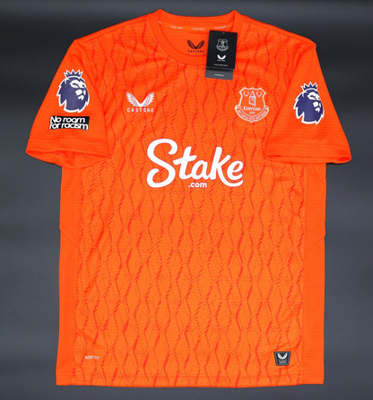 BNWT 25 26 EVERTON F.C. CASTORE 3RD GOALKEEPER SHIRT PICKFORD 1 + PATCHES