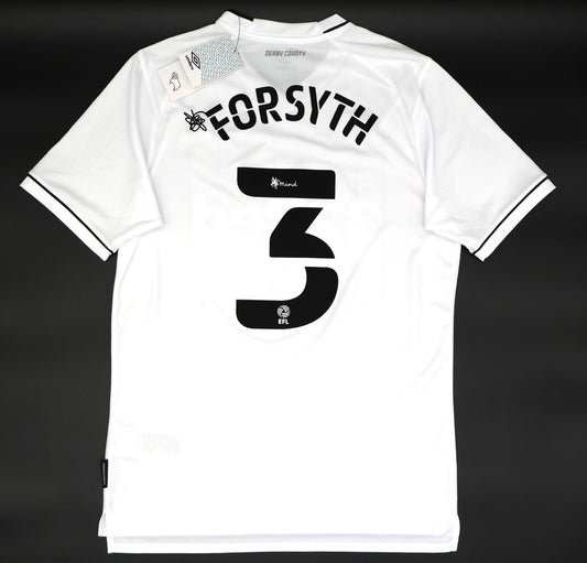 BNWT 2020 2021 DERBY HOME UMBRO FOOTBALL SHIRT FORSYTH 3 MEN'S MEDIUM