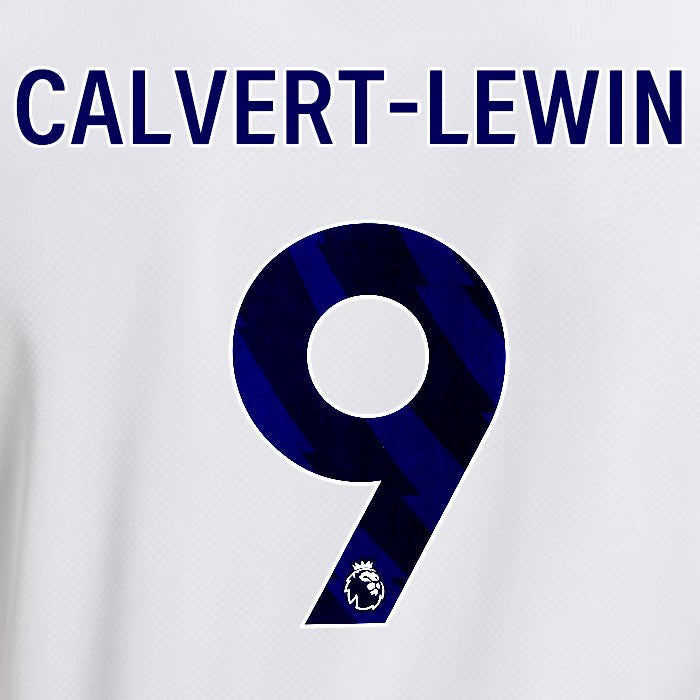 2025 2026 OFFICIAL LEEDS UNITED CALVERT-LEWIN 9 BLUE HOME PLAYER SIZE NAMESET