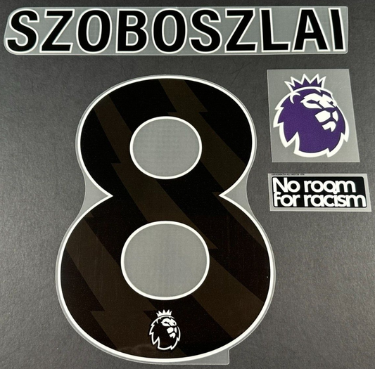 2023 2025 SZOBOSZLAI 8 OFFICIAL AVERY DENNISON BLACK PLAYER SIZE NAME + PATCHES
