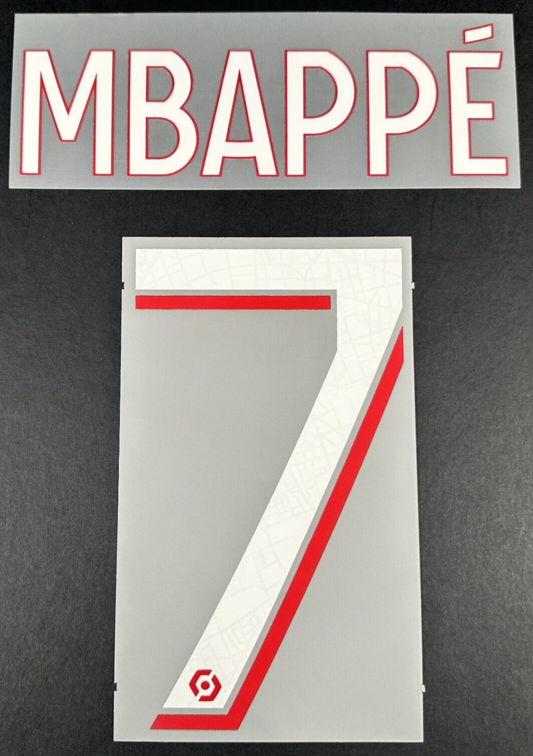 2023 2024 PSG MBAPPE 7 OFFICIAL MONBLASON HOME PLAYER SIZE NAME SET