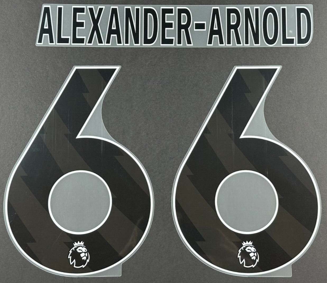 OFFICIAL AVERY DENNISON 23 / 24 LIVERPOOL ALEXANDER-ARNOLD 66 BLACK PLAYER SIZE