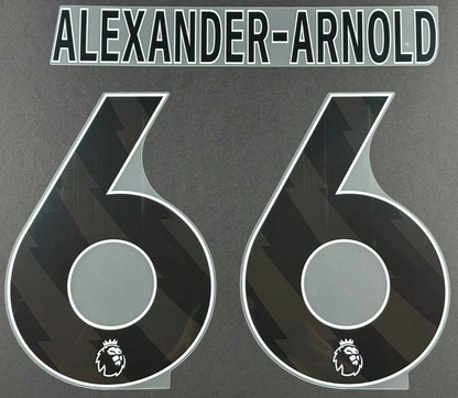 OFFICIAL AVERY DENNISON 23 / 24 LIVERPOOL ALEXANDER-ARNOLD 66 BLACK PLAYER SIZE