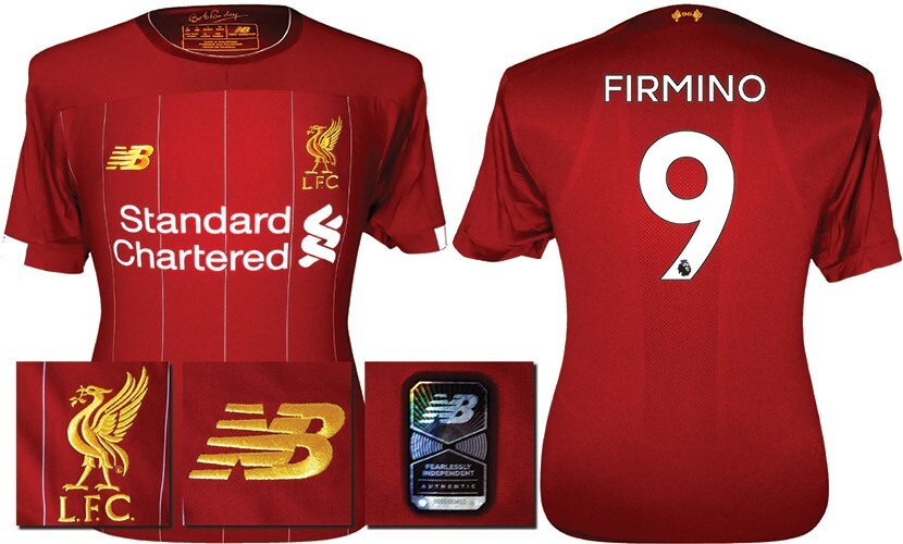 BNWT 2019 2020 NEW BALANCE LIVERPOOL HOME SHIRT FIRMINO 9 MENS SIZE SMALL