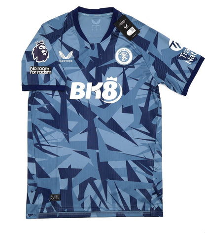 BNWT ASTON VILLA CASTORE AWAY 2023 2024 WATKINS 11 + PATCHES SHIRT MENS SMALL