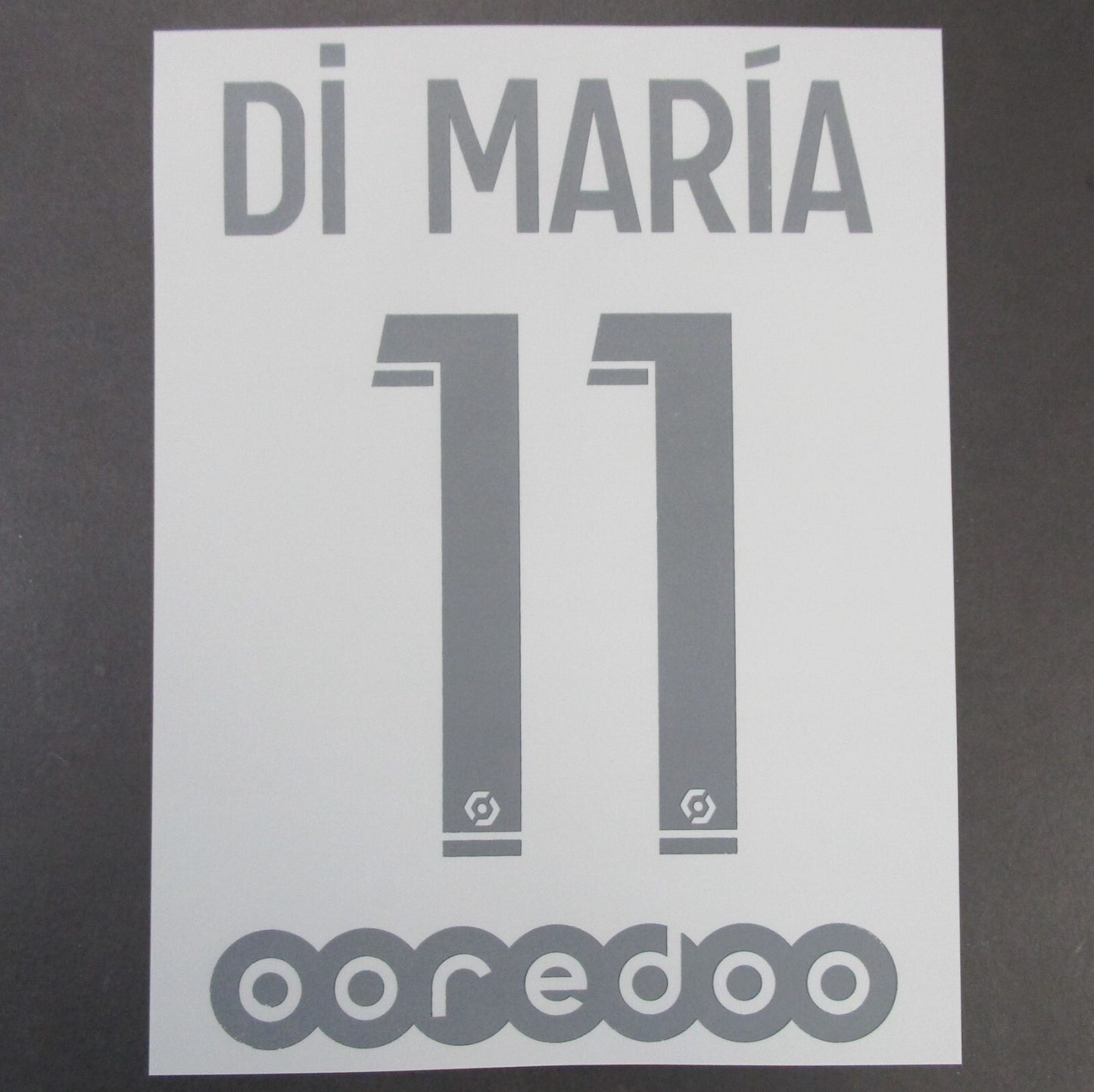 2020 2021 OFFICIAL PARIS SAINT-GERMAIN 4th DI MARIA 11 PLAYER SIZE NAME SET