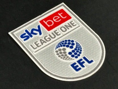 2023 - 2024 EFL SKY BET LEAGUE ONE OFFICIAL FELT FLOCK SLEEVE PATCH PLAYER SIZE