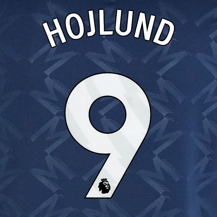 2024 2025 MANCHESTER UNITED HOJLUND 9 AWAY WHITE PLAYER SIZE NAMESET