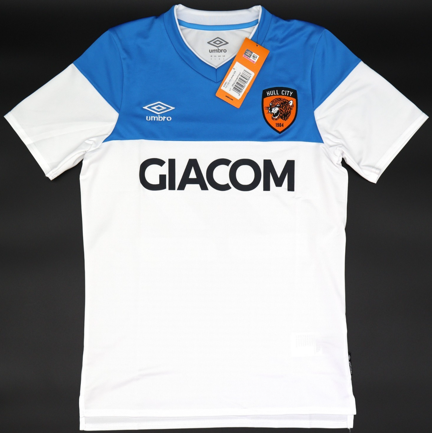 BNWT 2020 2021 HULL CITY 3RD UMBRO FOOTBALL MAYER 22 SHIRT MEN'S SMALL