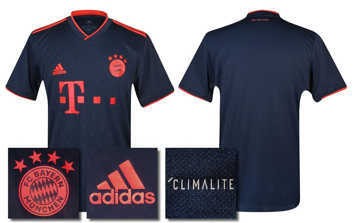 BRAND NEW BAYERN MUNICH 3RD ADIDAS FOOTBALL SHIRT MENS LARGE