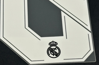 2021 2022 REAL MADRID KROOS 8 WHITE AWAY 3RD PLAYER SIZE NAMESET