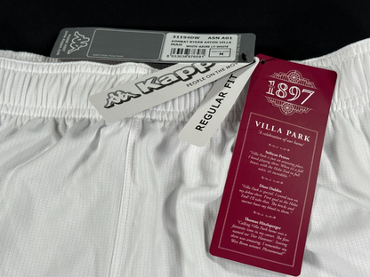 BRAND NEW 2020 2021 KAPPA ASTON VILLA HOME FOOTBALL SHORTS #9 MENS MEDIUM
