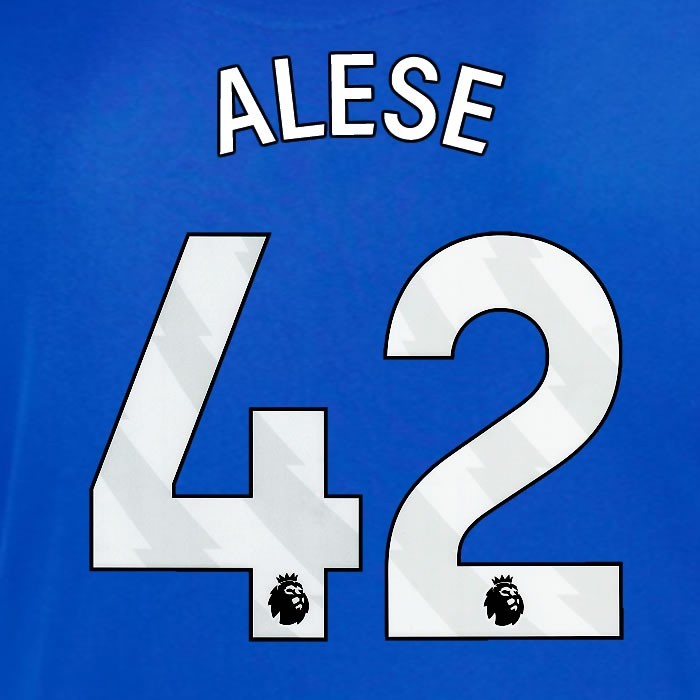2025 2026 OFFICIAL SUNDERLAND ALESE 42 WHITE AWAY PLAYER SIZE NAME SET