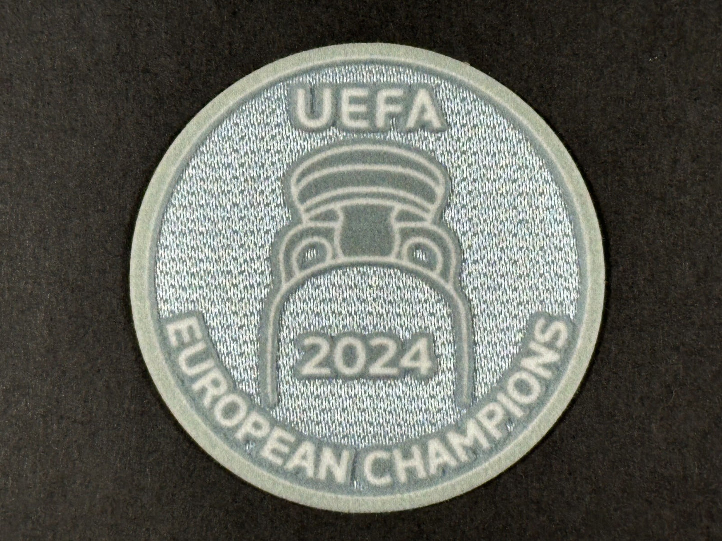 2024 OFFICIAL SPORTING ID SPAIN UEFA 2024 EUROPEAN CHAMPIONS SLEEVE PATCH