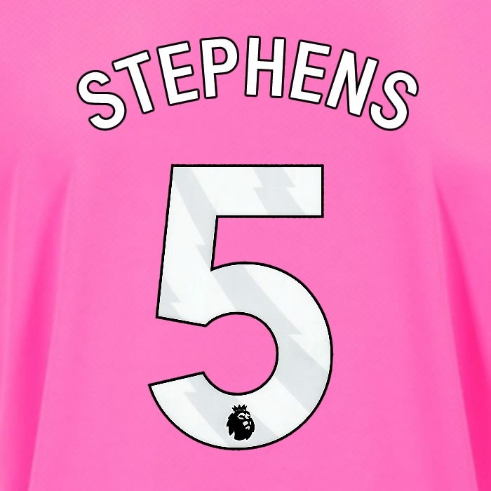 2024 2025 OFFICIAL SOUTHAMPTON STEPHENS 5 WHITE 3RD PLAYER SIZE NAME SET