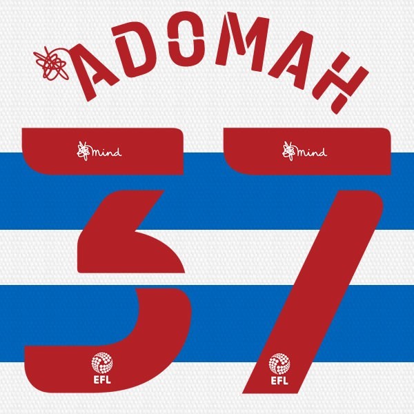 QPR 2020 2021 OFFICIAL ADOMAH 37 HOME PLAYER SIZE NAME SET