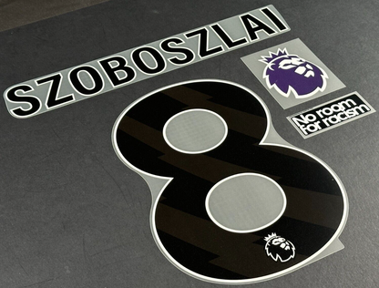 2023 2025 SZOBOSZLAI 8 OFFICIAL AVERY DENNISON BLACK PLAYER SIZE NAME + PATCHES