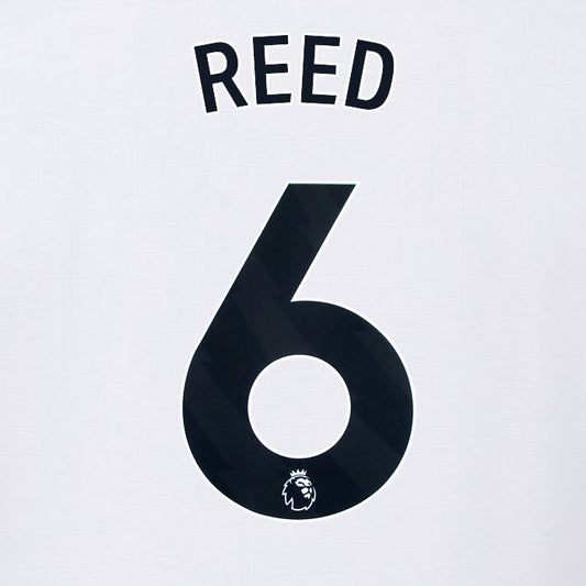 2024 2025 OFFICIAL FULHAM AVERY DENNISON REED 6 HOME PLAYER SIZE NAMESET