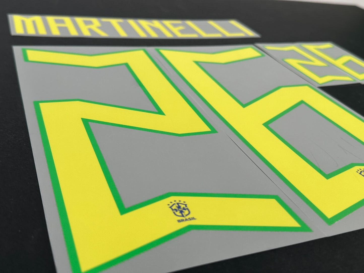 BRAZIL 2022 2023 OFFICIAL MARTINELLI 26 AWAY PLAYER SIZE NAMESET
