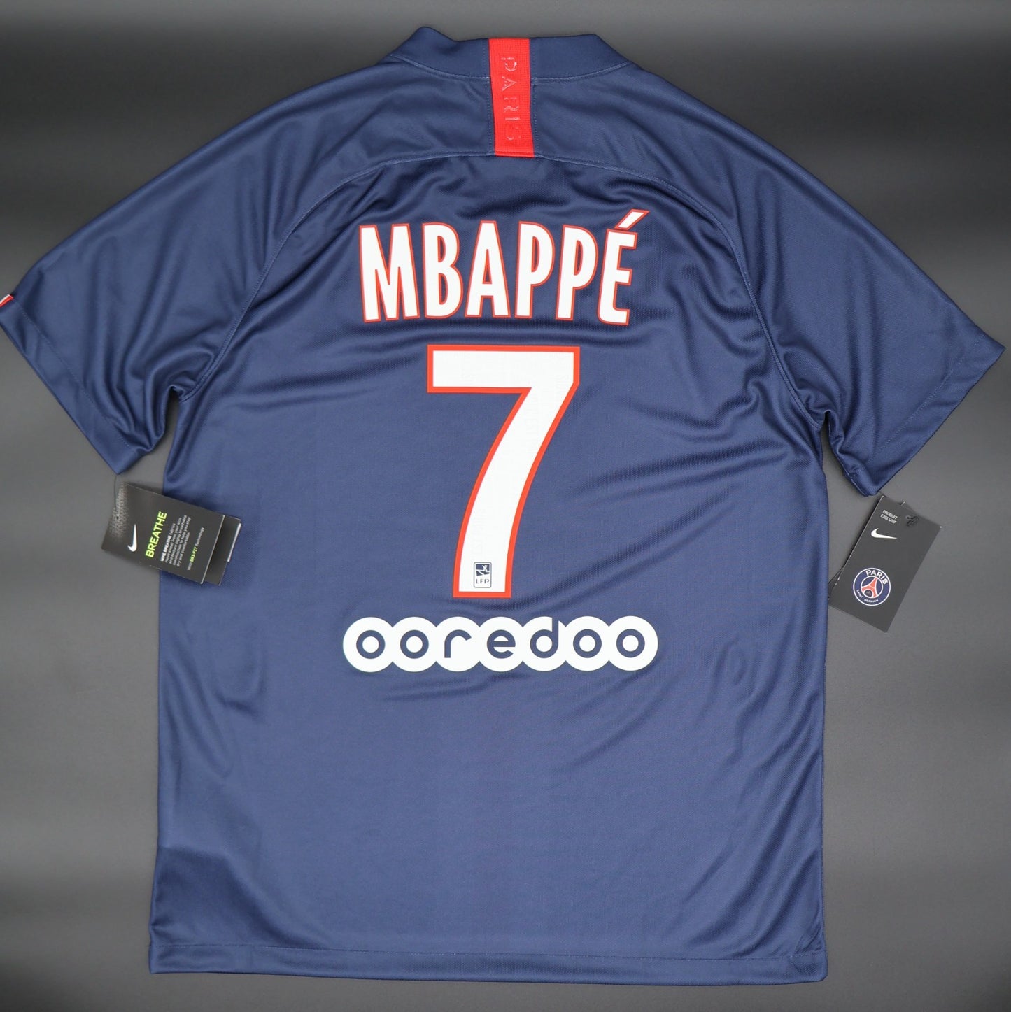 2021 2022 PSG MBAPPE' 7 HOME SHIRT NIKE FOOTBALL SHIRT MENS XXL