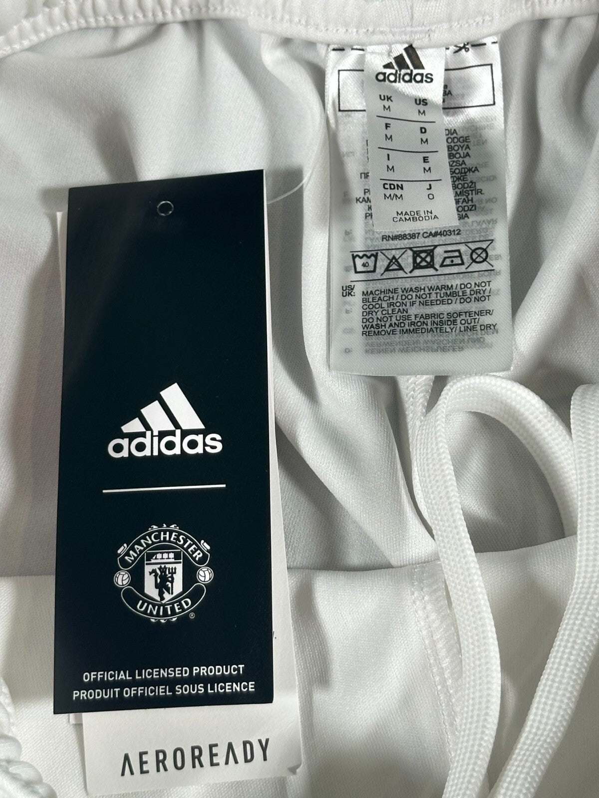 BRAND NEW 2020 2021 ADIDAS MAN UNITED HOME FOOTBALL SHORTS #7 MENS MEDIUM