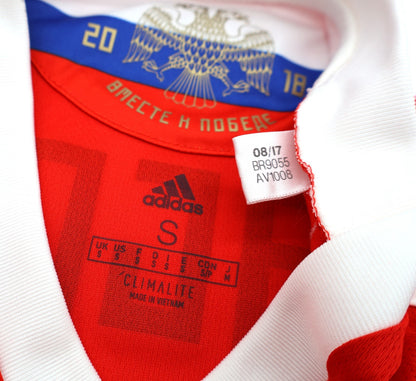 BNWT RUSSIA ADIDAS HOME 2018 DZAGOEV 9 SHIRT MENS
