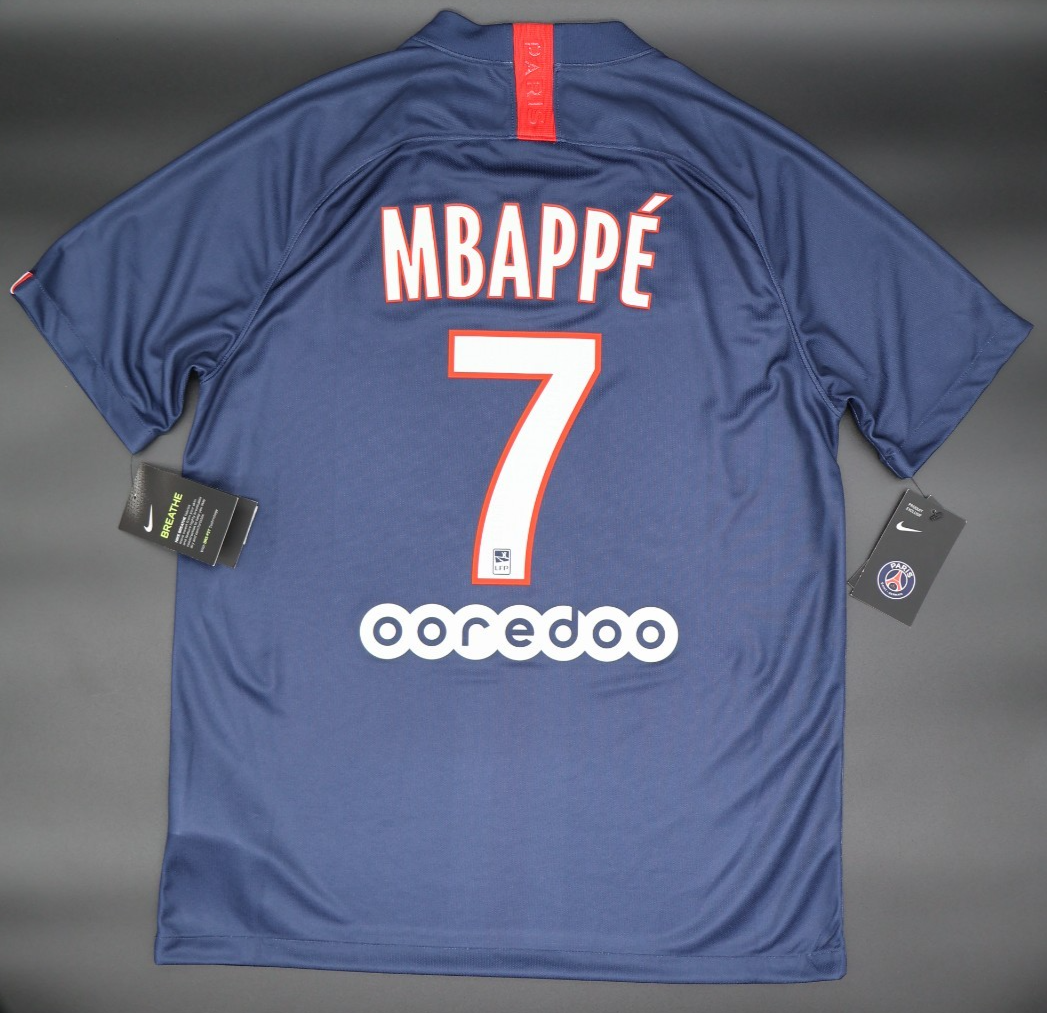 2021 2022 PSG MBAPPE' 7 HOME SHIRT NIKE FOOTBALL SHIRT MENS XXL