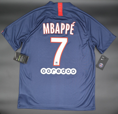 2021 2022 PSG MBAPPE' 7 HOME SHIRT NIKE FOOTBALL SHIRT MENS XXL