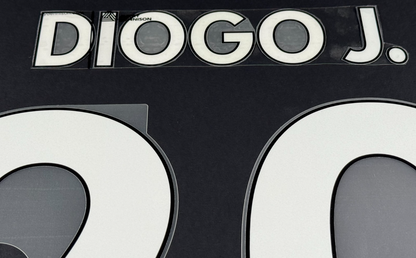 2021 / 2022 OFFICIAL LIVERPOOL DIOGO J. 20 WHITE PLAYER SIZE NAMESET