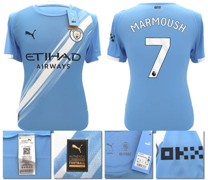 BNWT 2025 2026 MAN CITY PUMA HOME MARMOUSH 7 FOOTBALL SHIRT